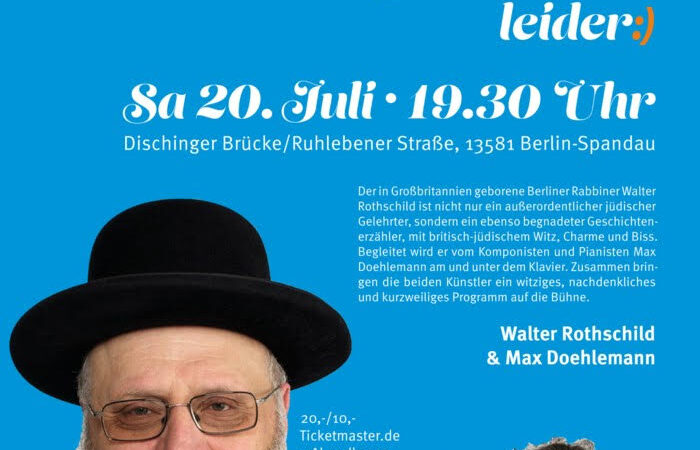 Rabbi Rothschild auf der MS Goldberg am 20. Juli