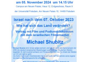 Israeltag Potsdam 05.11.2024