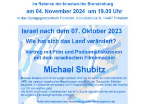 Israeltag Potsdam 04.11.2024